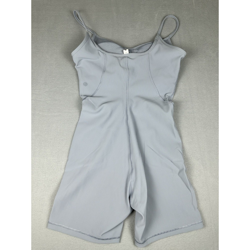 Lululemon Ribbed Unitard Black Women's Size 8 Athletic - Picture 7 of 14